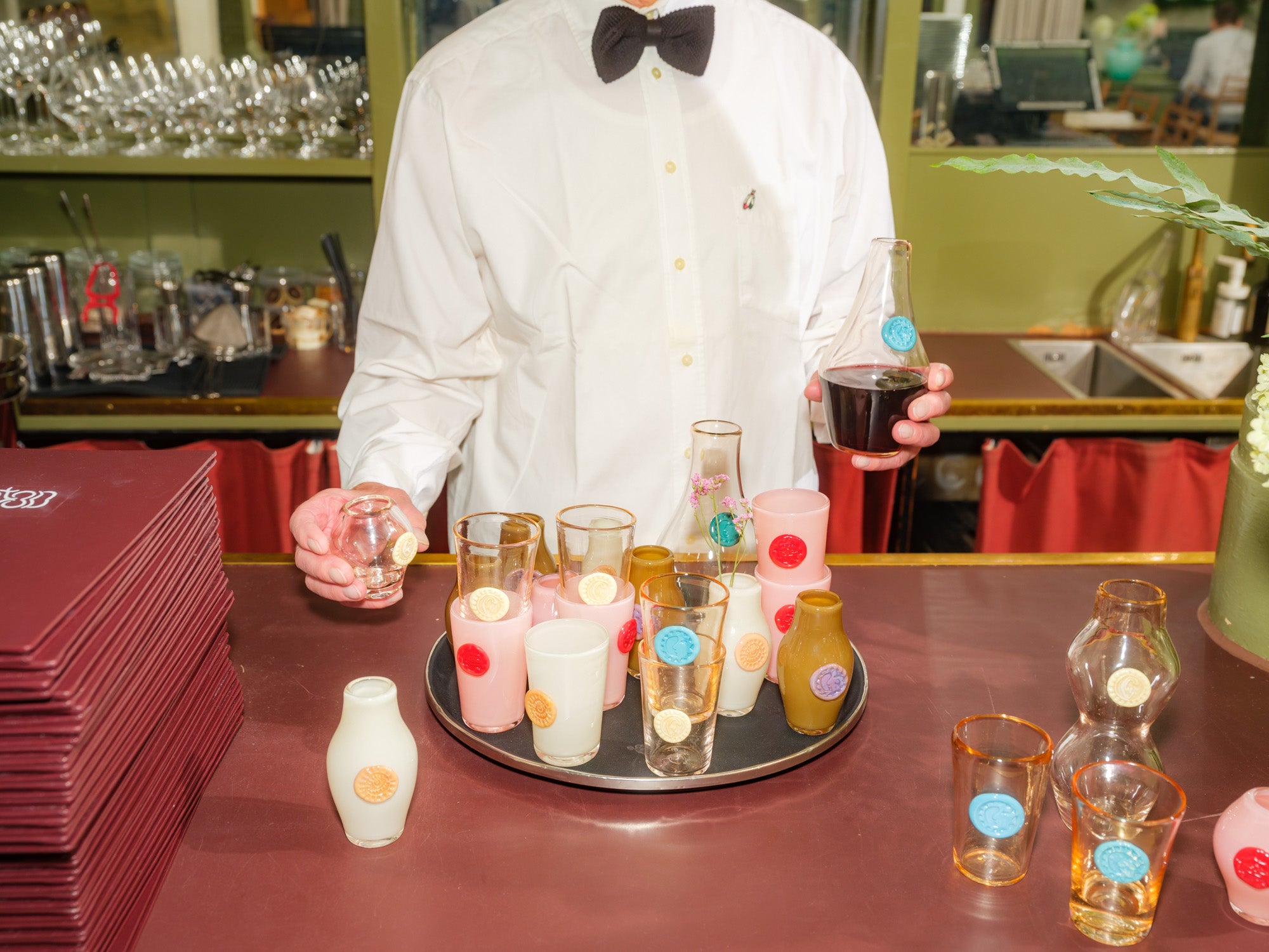 Monogram Glass - set of four